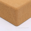 Blank Cork Yoga Blocks Natural Brick